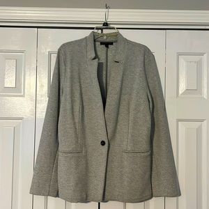 Banana Republic grey knit blazer. Size large